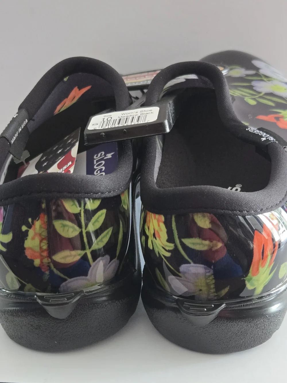 Sloggers Women's Waterproof Rain & Garden Shoe,  Summer Bright Size 10 Floral